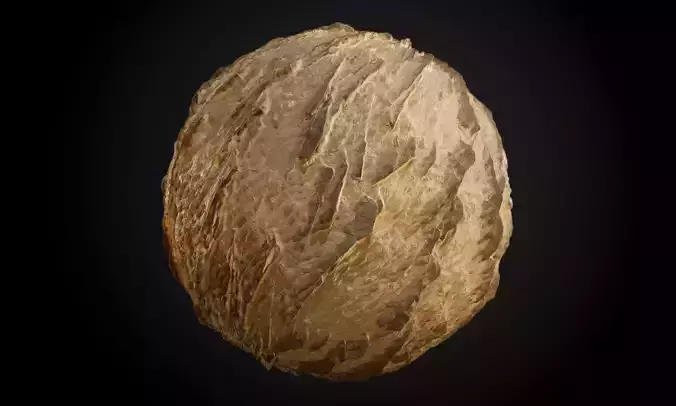 Desert Sand Rock Ground Seamless PBR Texture