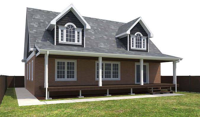 House-072 3D model 4