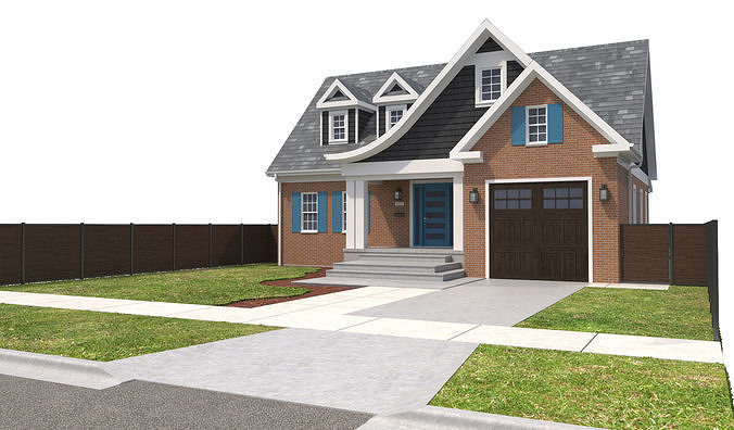 House-072 3D model 3