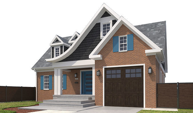 House-072 3D model 2