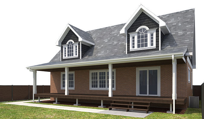 House-072 3D model 5