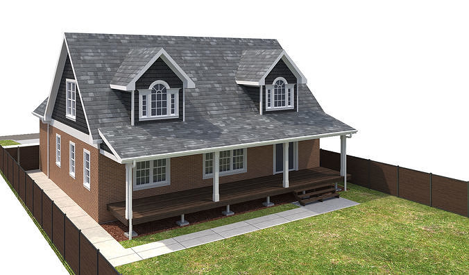 House-072 3D model 7