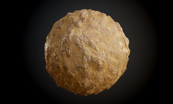 Desert Sand Dunes Rock Ground Seamless PBR Texture Texture