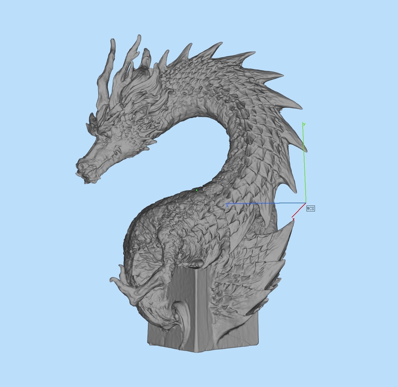 chinese dragon 3D print model_7