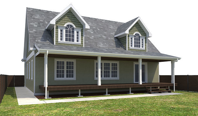 House-074 3D model 4