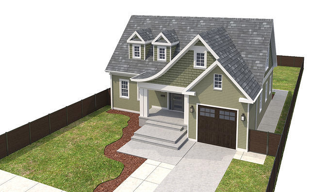 House-074 3D model 6