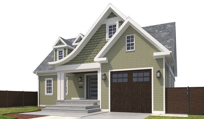 House-074 3D model 2