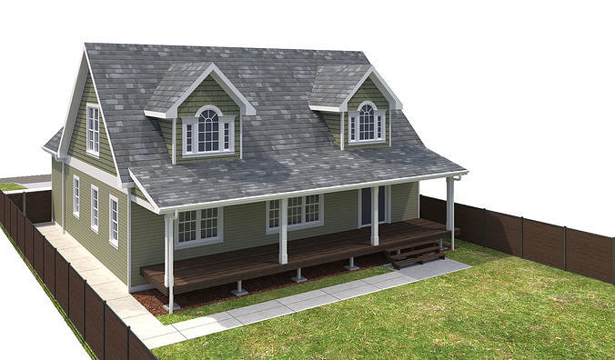 House-074 3D model 7