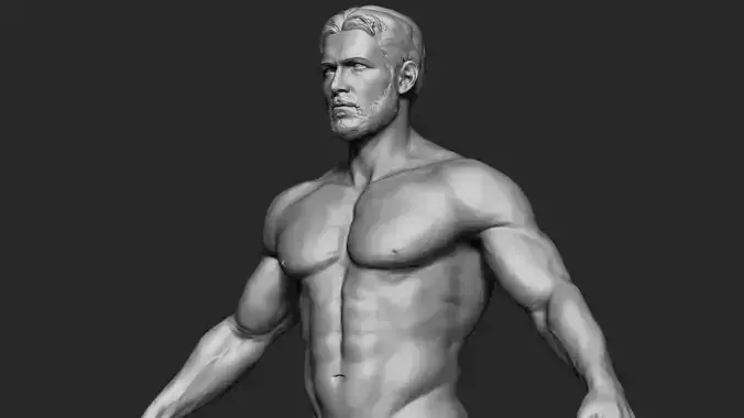 Male Body Sculpt 3 3D model