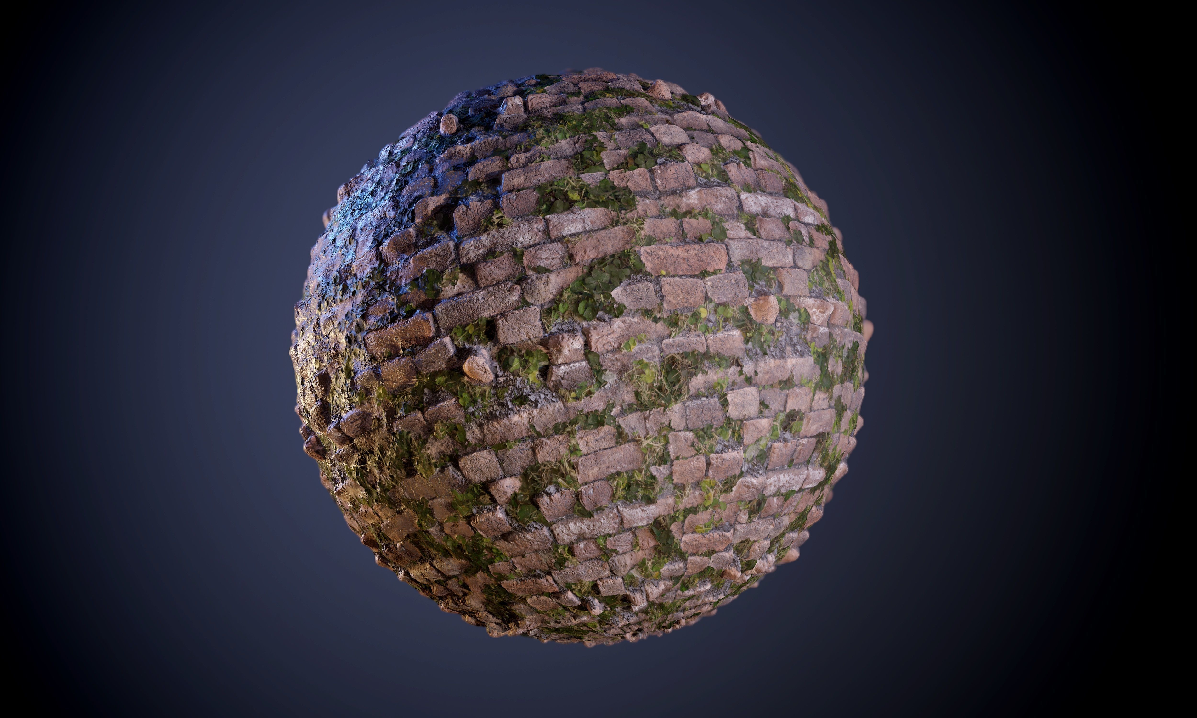 30 Brick Concrete Walls Seamless PBR Textures Texture_12