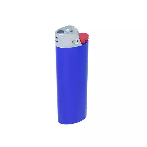 Lighter cigarette Low-poly 3D model