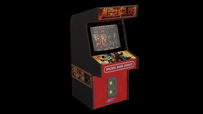 Arcade Metal Slug Damage Low-poly 3D model