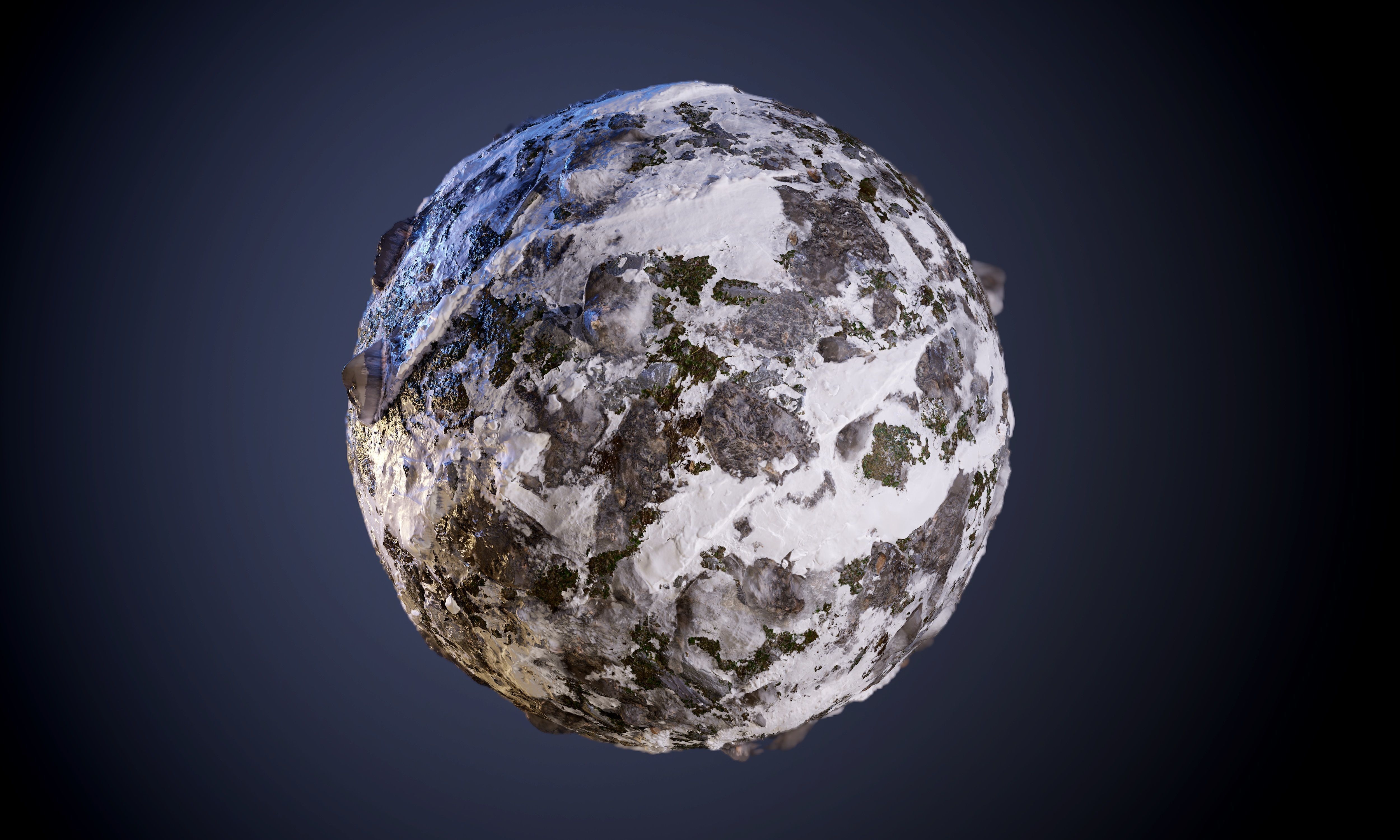 Snow Ice Seamless PBR Texture Pack Texture_4