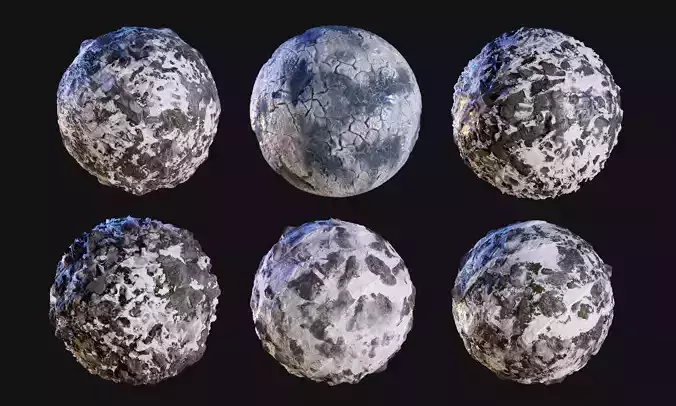 Snow Ice Seamless PBR Texture Pack Texture