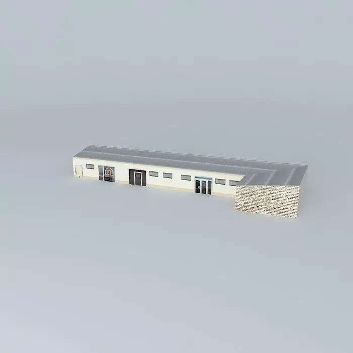 Riga Brīvības Street 155 body 2 Free 3D model_0