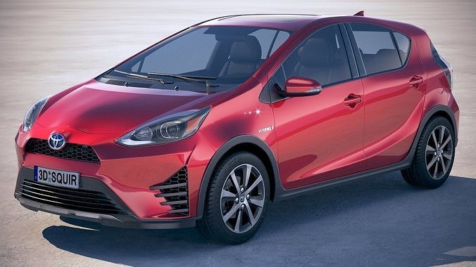 Toyota Prius C 2018  3D model