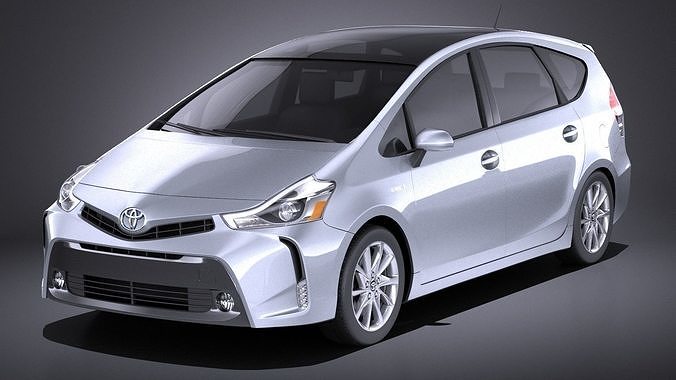 Toyota Prius V 2017 VRAY 3D model