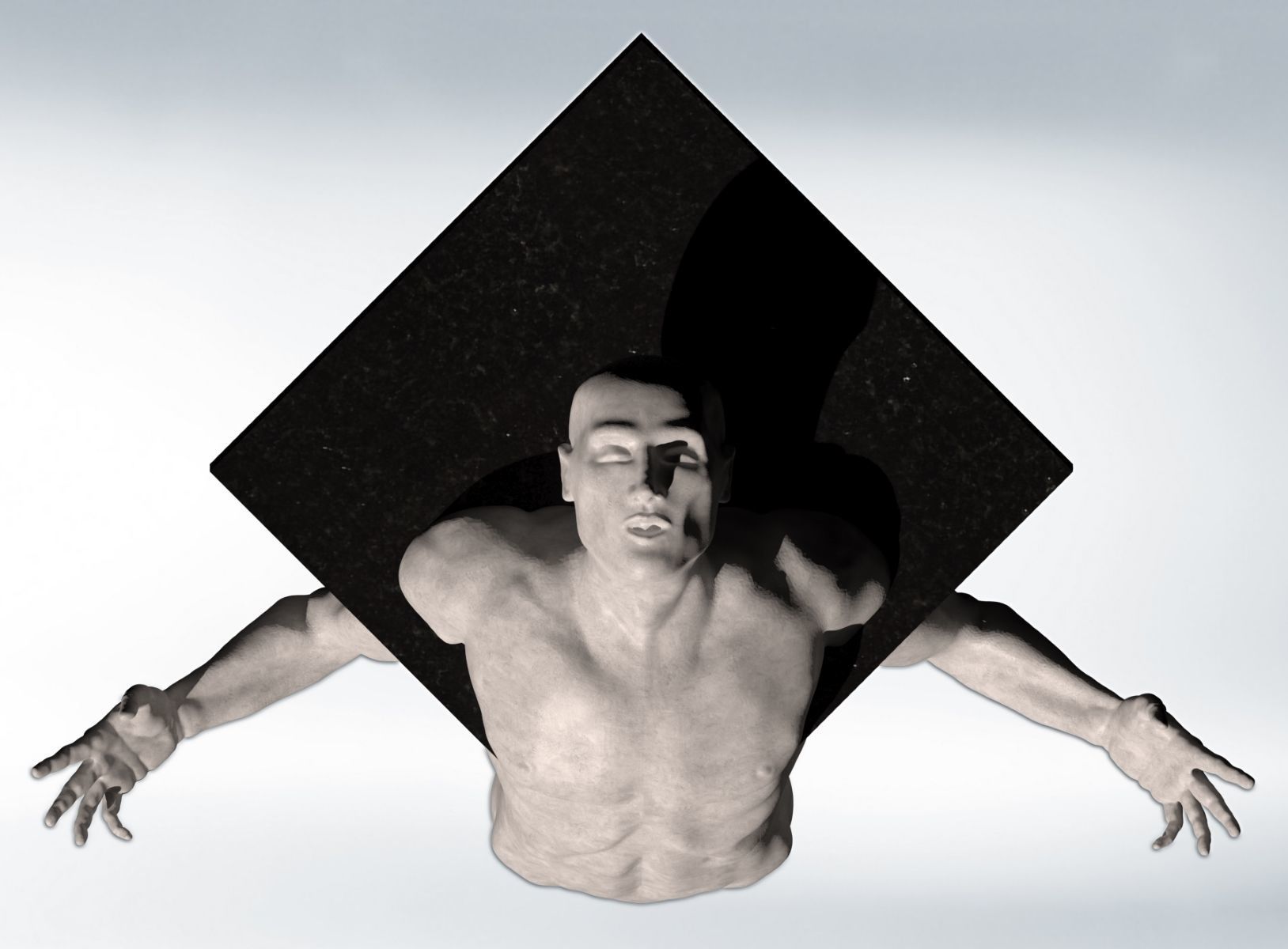 Sculpture - The Struggle of Creation 3D model_2