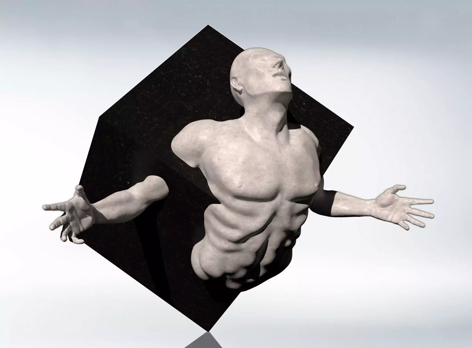 Sculpture - The Struggle of Creation 3D model_0