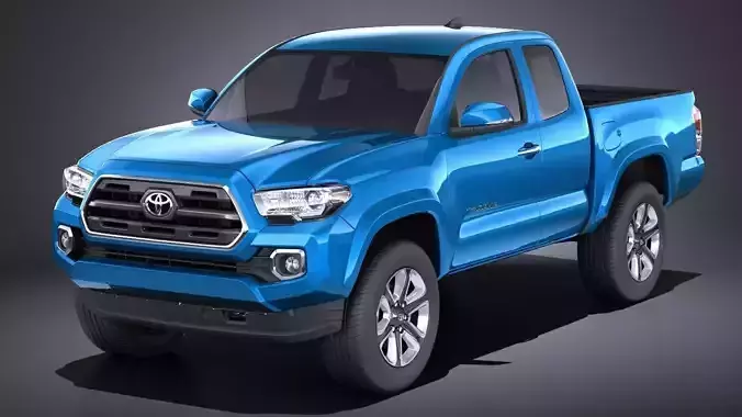 Toyota Tacoma Short Cab 2018 VRAY
