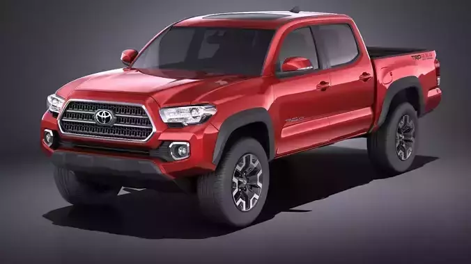 Toyota Tacoma TRD Double Cab 2018 3D model