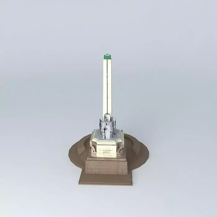 Riga The Freedom Monument Freedom Monument Free 3D model_0