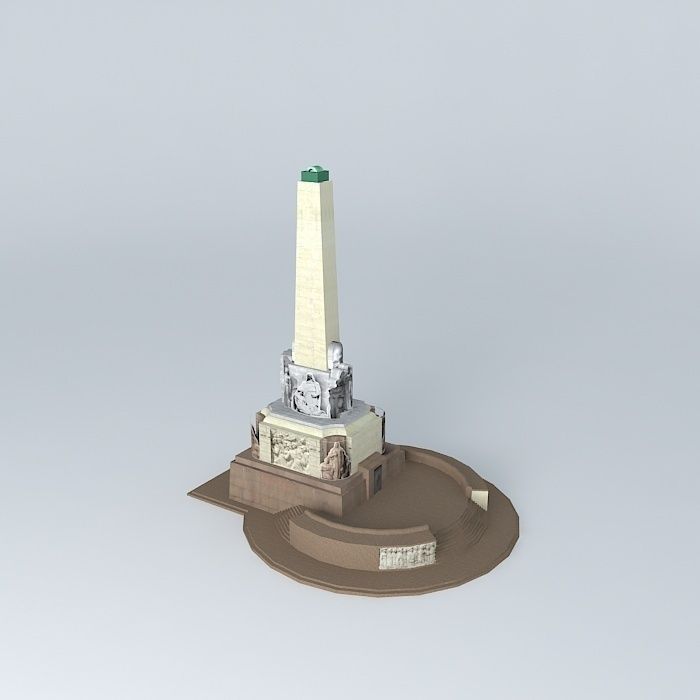Riga The Freedom Monument Freedom Monument Free 3D model_2