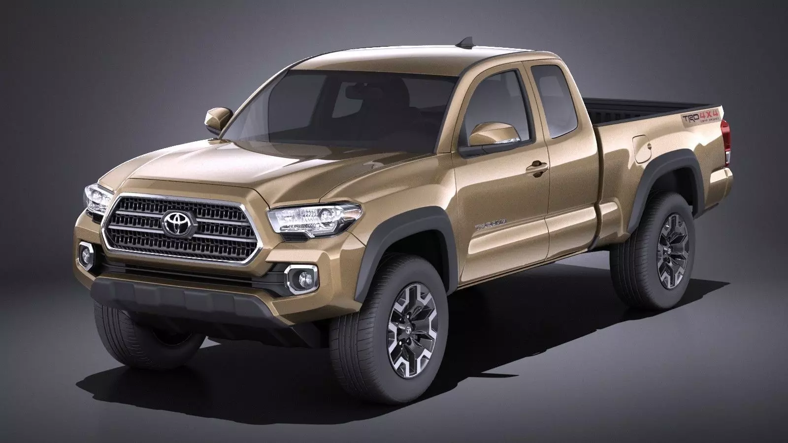 Toyota Tacoma TRD Off-Road 2018 VRAY 3D model