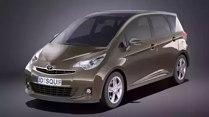 Toyota Verso S 2016 VRAY