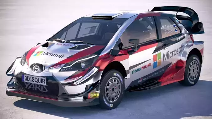 Toyota Yaris WRC 2018 3D model