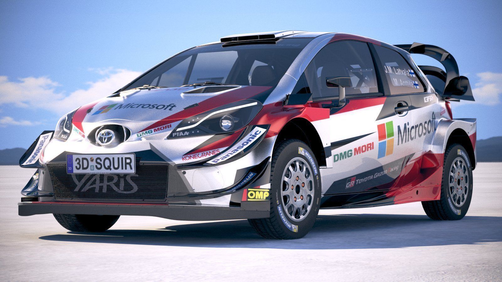 Toyota Yaris WRC 2018 3D model_12