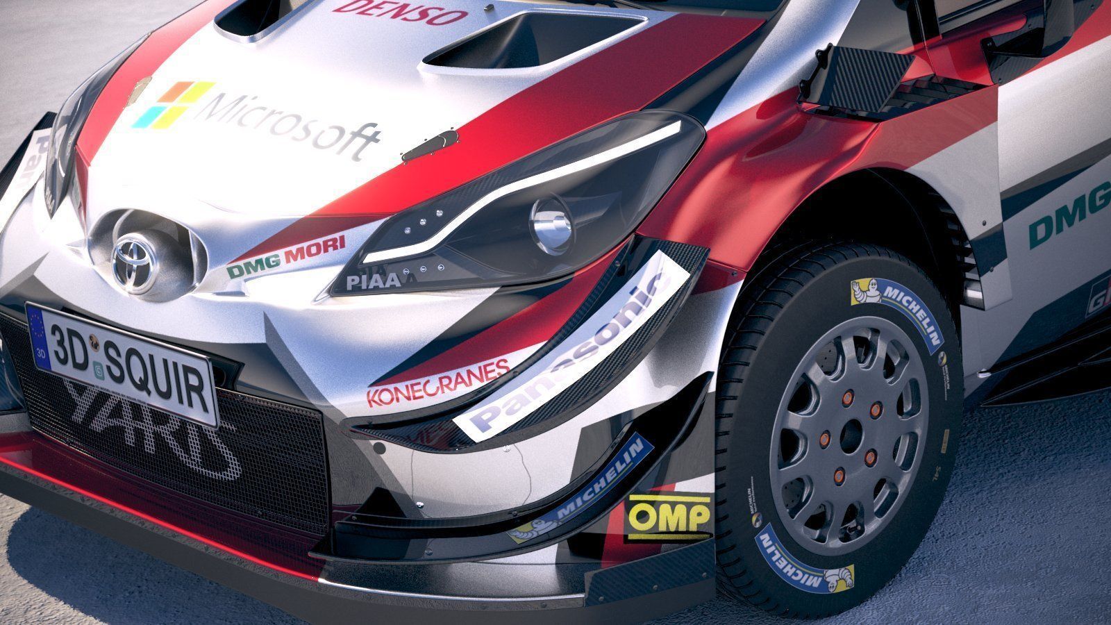 Toyota Yaris WRC 2018 3D model_2