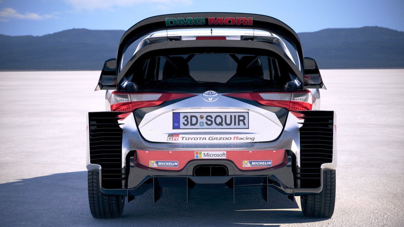 Toyota Yaris WRC 2018 3D model_10