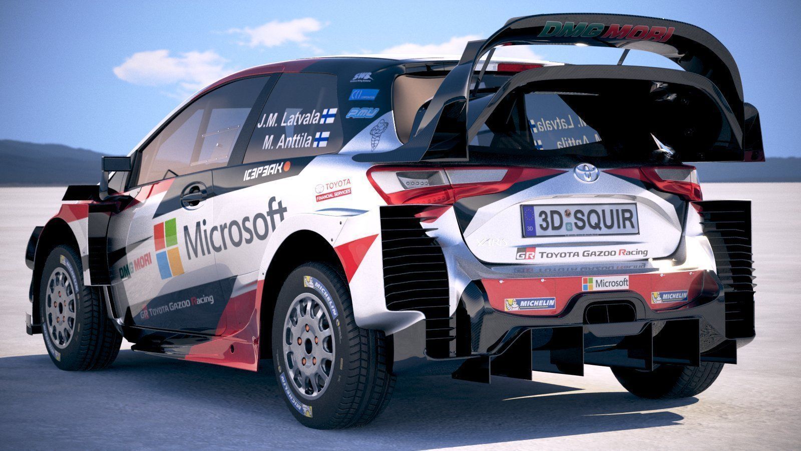 Toyota Yaris WRC 2018 3D model_13