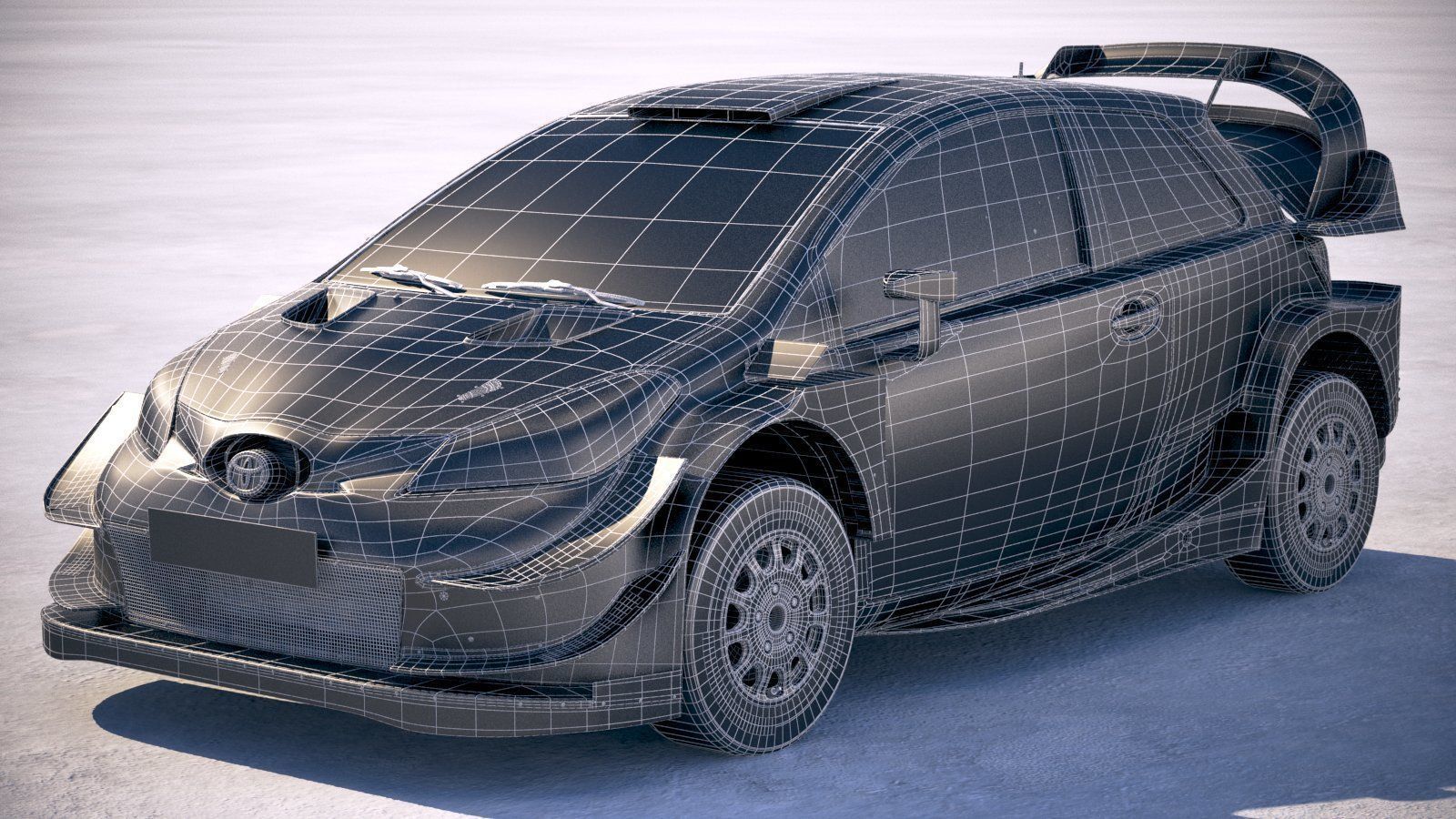 Toyota Yaris WRC 2018 3D model_19