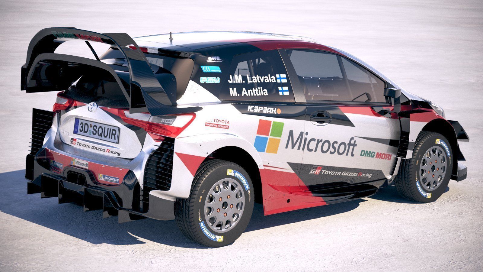 Toyota Yaris WRC 2018 3D model_4