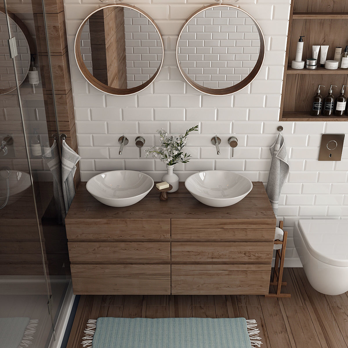 Bathroom Furniture 3D model_7