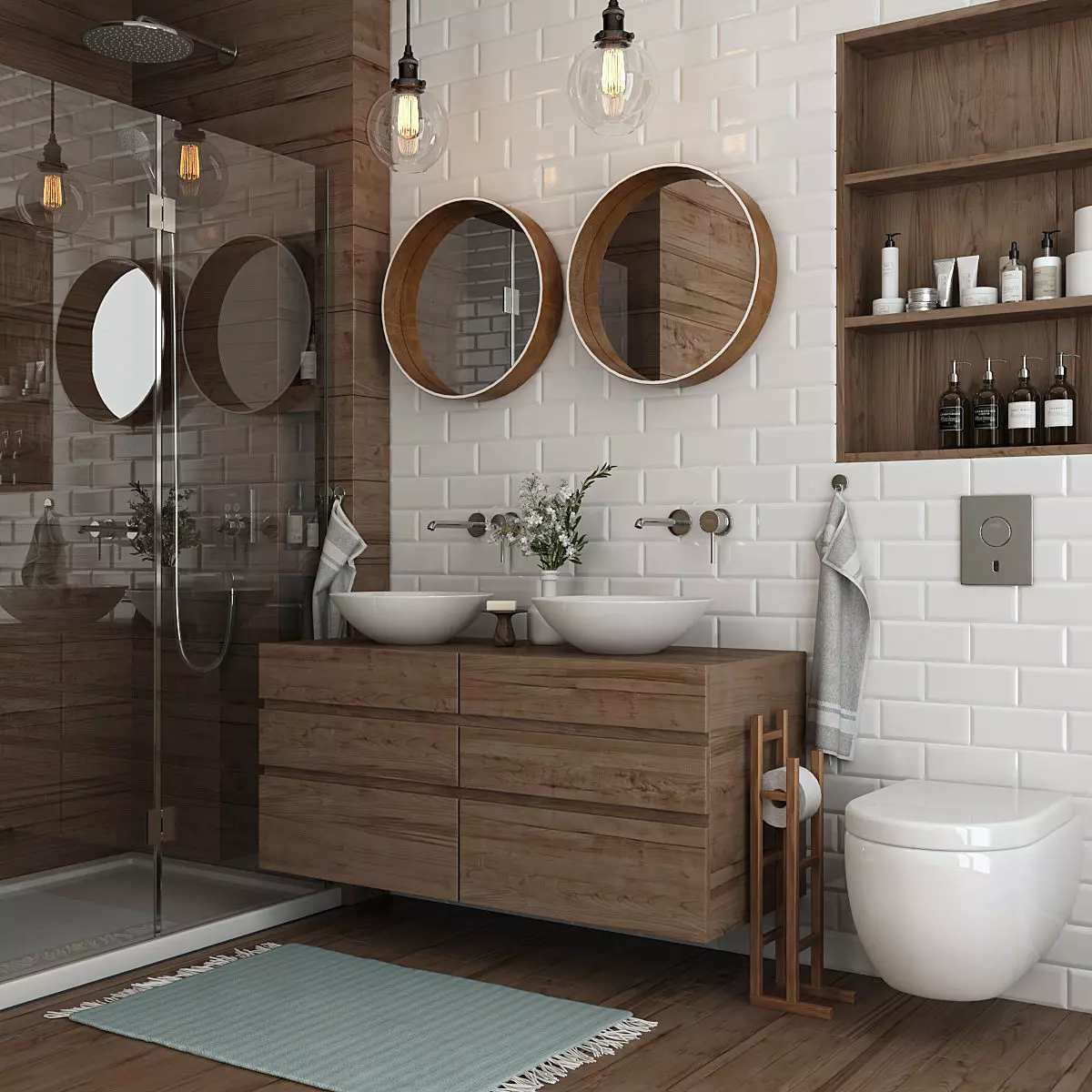 Bathroom Furniture 3D model_0