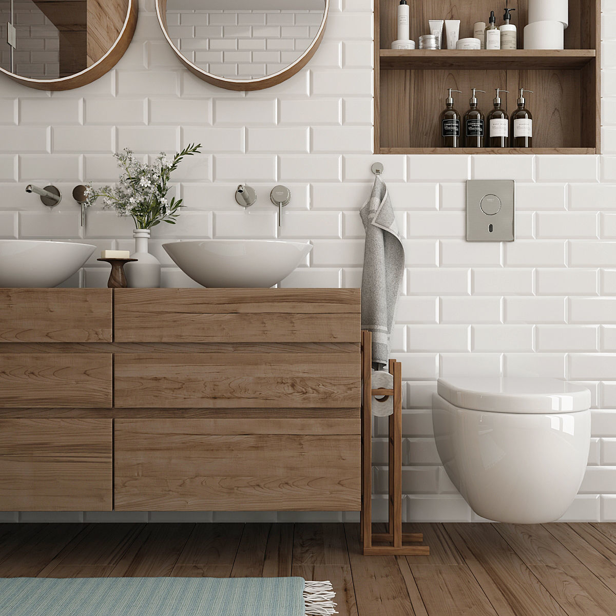 Bathroom Furniture 3D model_1