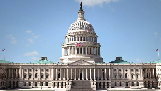 United States Capitol 3D model