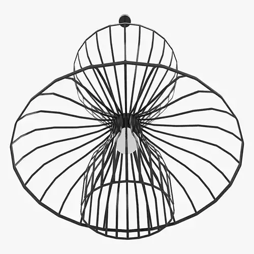 Light metal pendant lamp