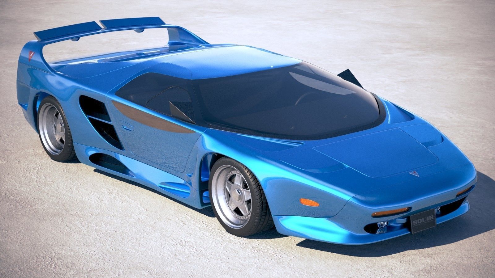 Vector Avtech WX3 1993 3D model_14