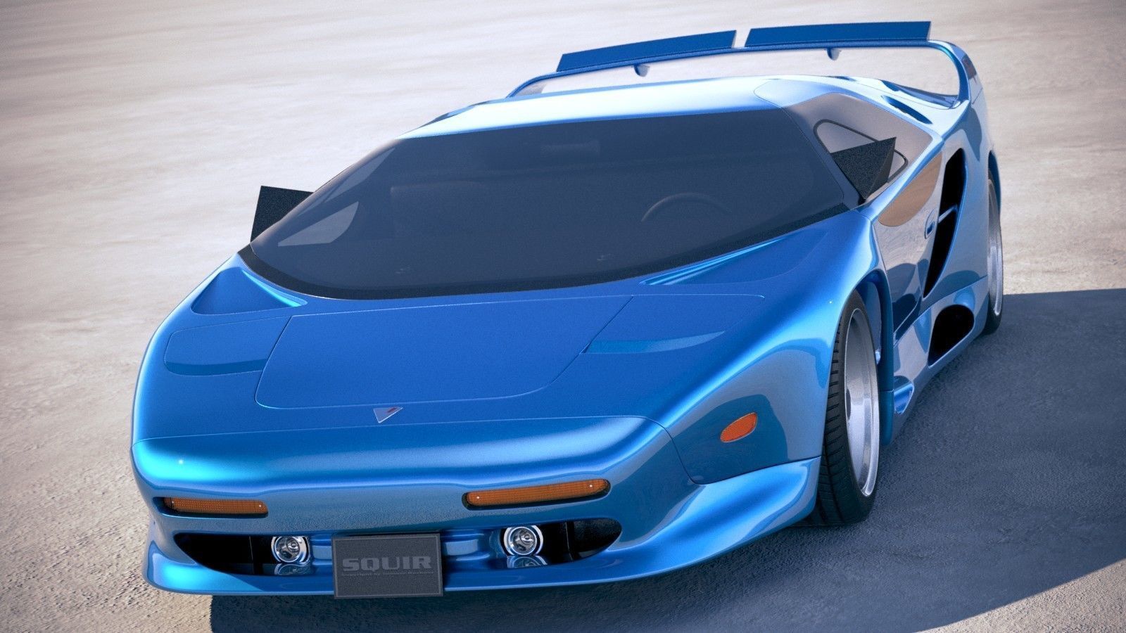 Vector Avtech WX3 1993 3D model_3