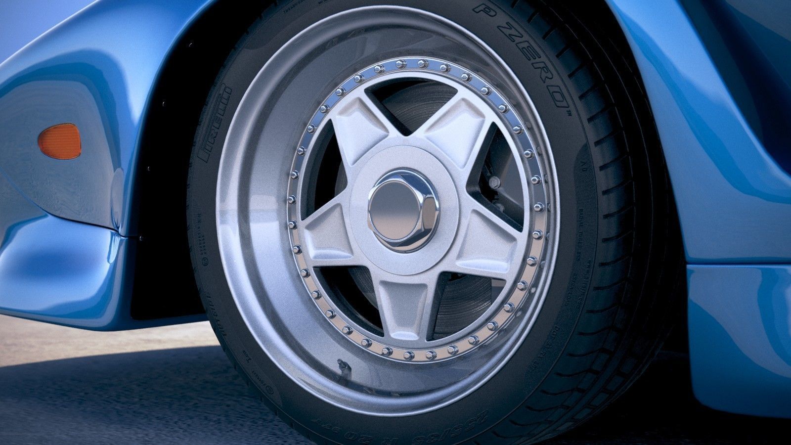 Vector Avtech WX3 1993 3D model_17