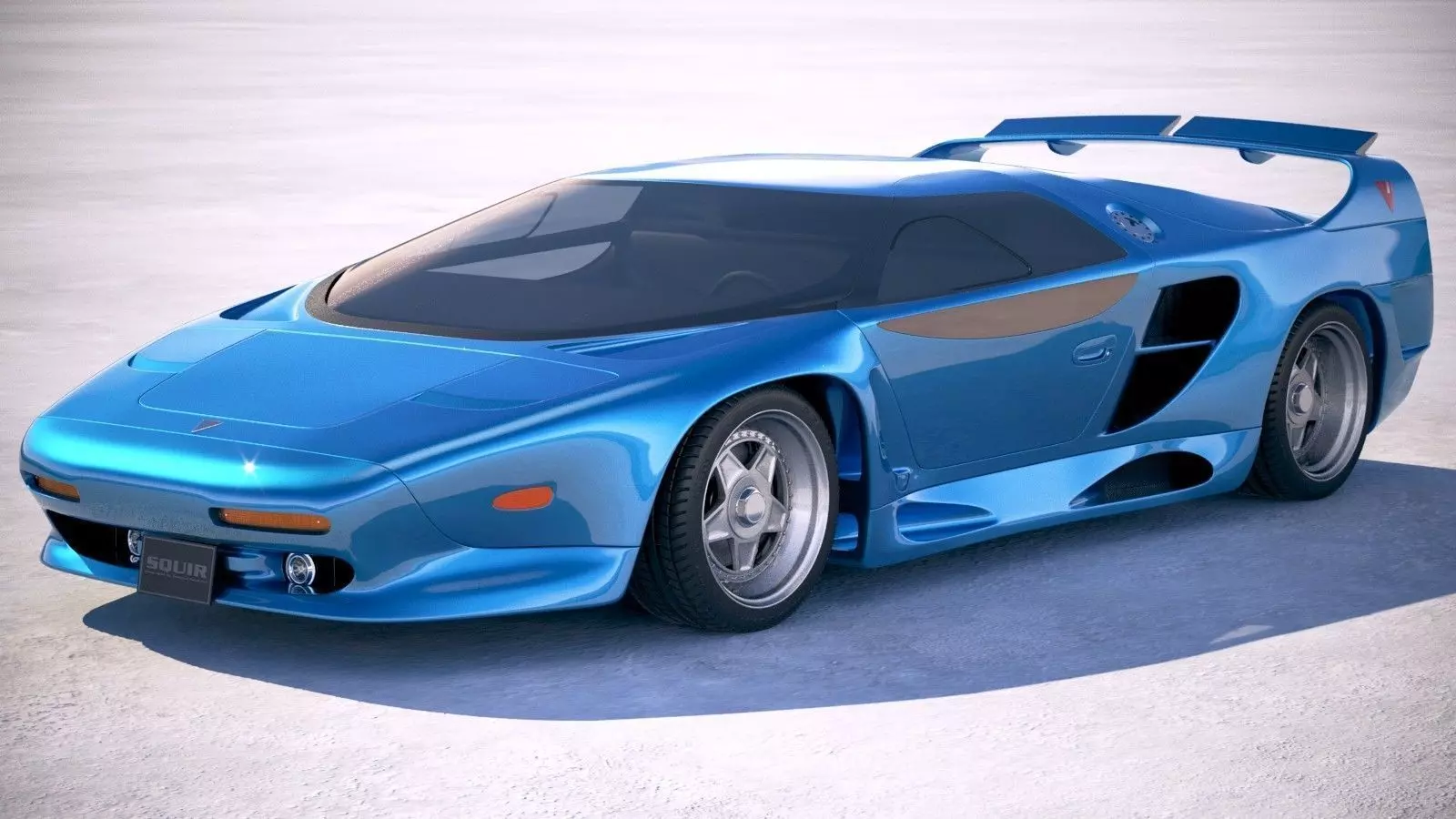 Vector Avtech WX3 1993 3D model_0