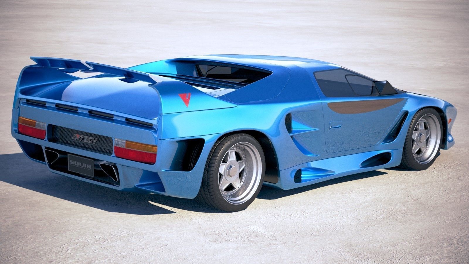 Vector Avtech WX3 1993 3D model_6