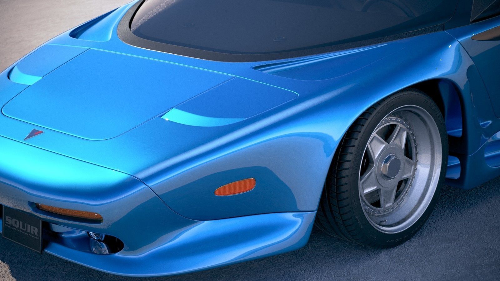 Vector Avtech WX3 1993 3D model_4