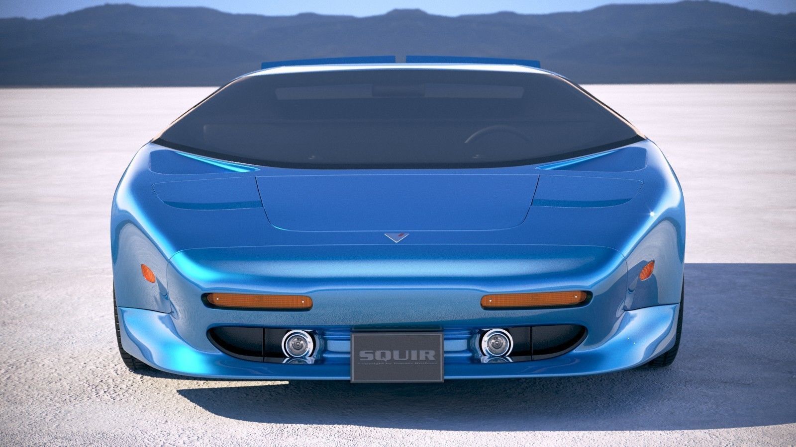 Vector Avtech WX3 1993 3D model_11