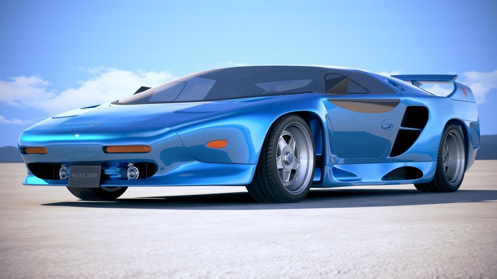 Vector Avtech WX3 1993 3D model_15