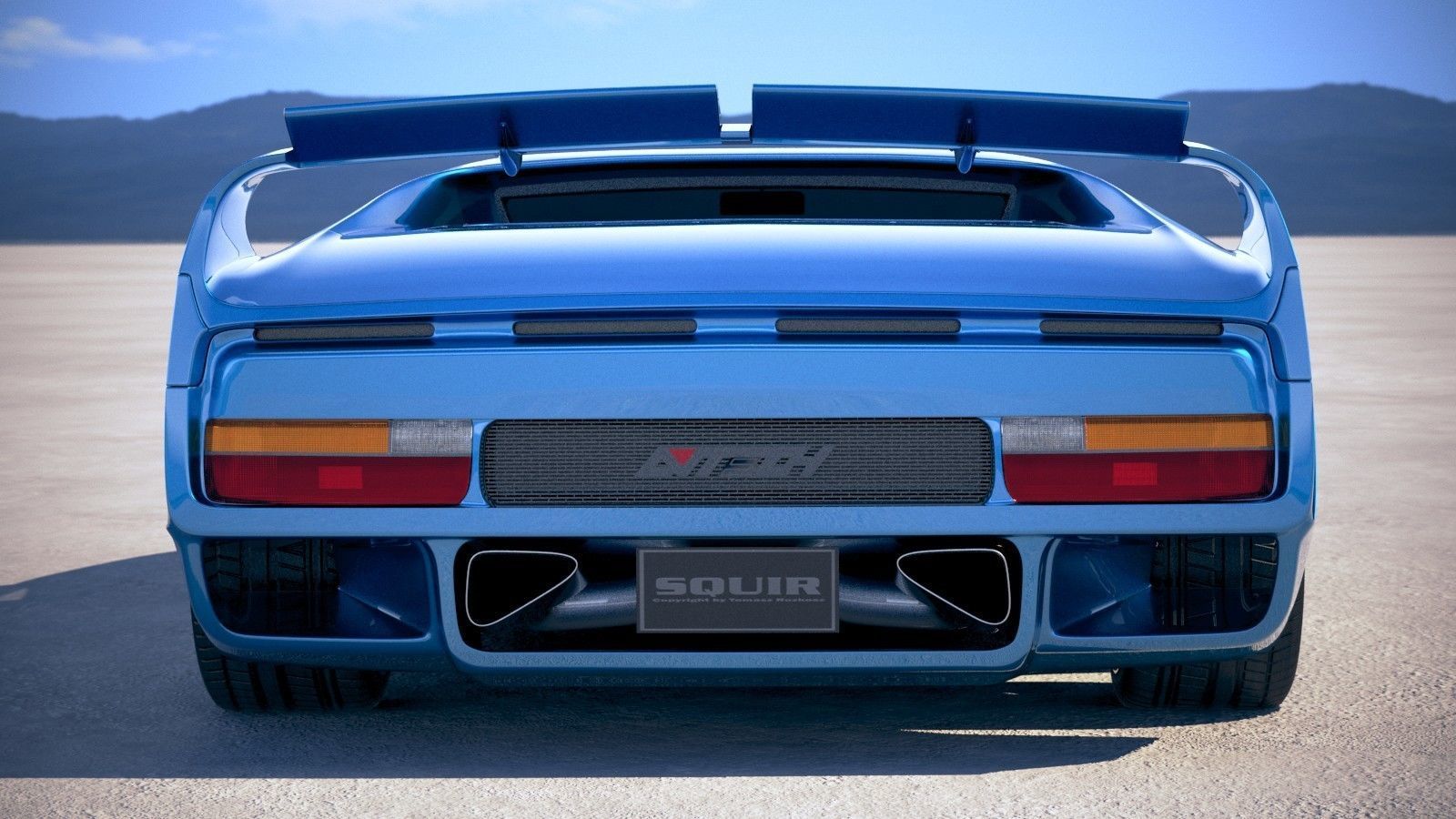 Vector Avtech WX3 1993 3D model_13